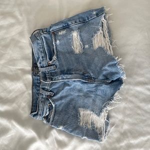 Denim shorts